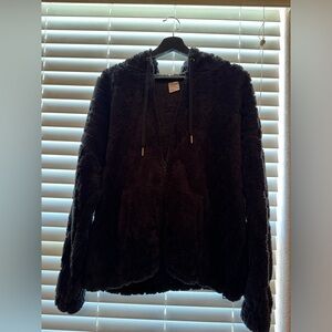 No Boundaries Fuzzy Zip-Up Jacket